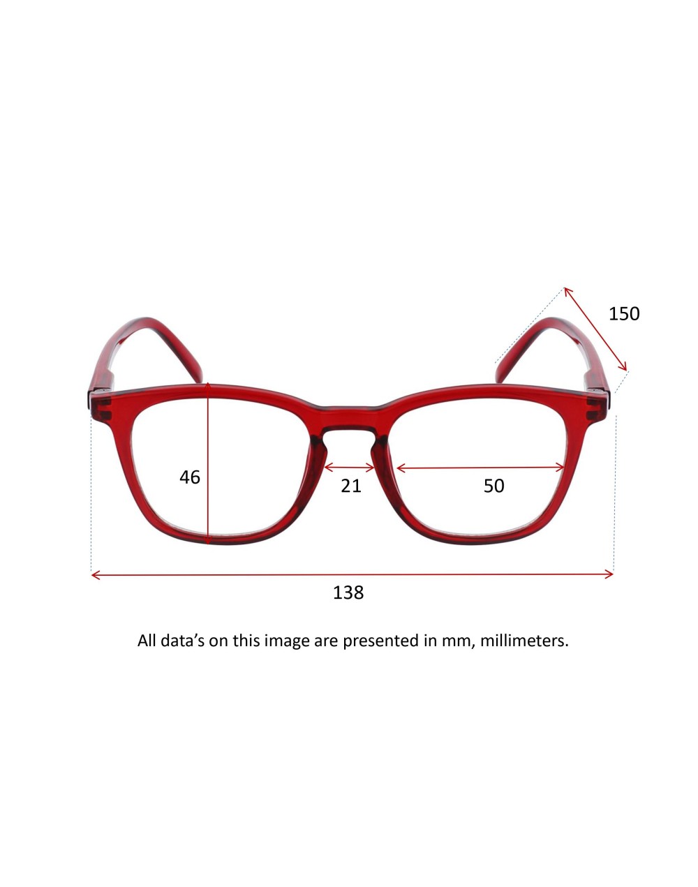 BURGUNDY - Lunettes de lecture