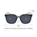 SUN BLACK TRANSPARENT - Sunglasses