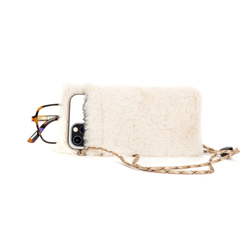 Etui en fourrure – Blanc