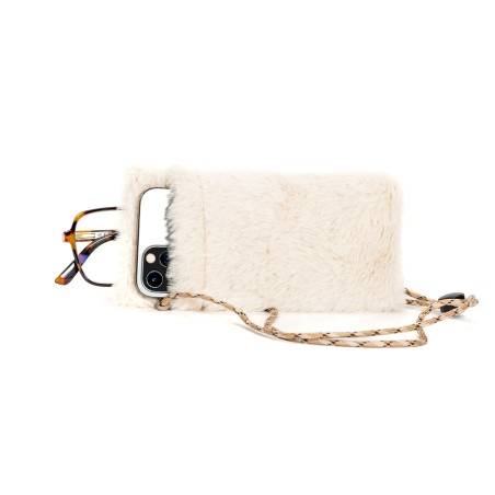 Etui en fourrure – Blanc