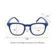 Lunettes loupe de lecture unisexe - BLUE RUBBER