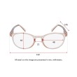 Lunettes loupe de lecture - modèle femme - PINK CRISTAL
