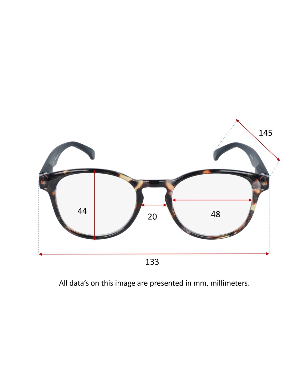 Lunettes loupe de lecture - modèle mixte - TURTLE&WOOD