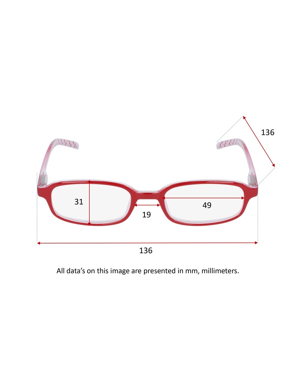 RED SPOTS - Occhiali da Lettura Modello Donna