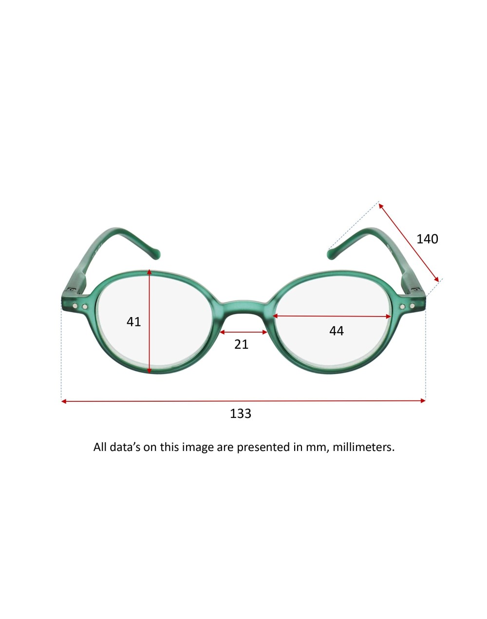 GREEN MAT - Lesebrille