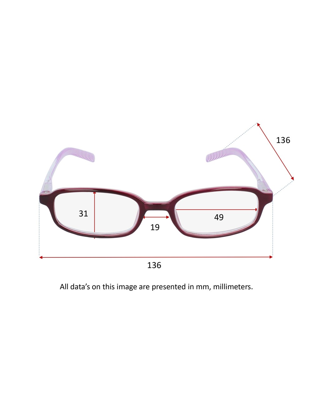 NEW PURPLE - Occhiali da Lettura Modello Donna